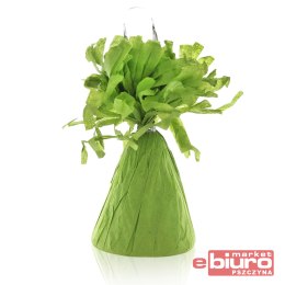 CIĘŻAREK PAPIEROWY DO BALONÓW Z HELEM OLIWKOWY