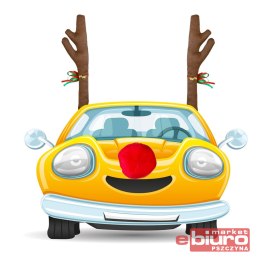 DEKORACJA NA SAMOCHÓD ROGI RENIFERA I NOS GODAN