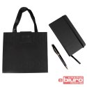 DŁUGOPIS + NOTES W ETUI PREMIUM CZARN/ZŁOTY CRESCO