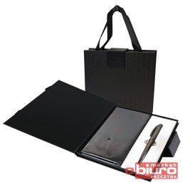 DŁUGOPIS + NOTES W ETUI PREMIUM GRAFIT CRESCO