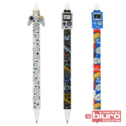 DŁUGOPIS WYMAZYWALNY GAMER 0,5 NIEBIESKI GRY