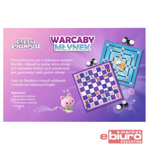 GRA WARCABY I MŁYNEK GABBY"S DOLLHOUSE 02800 TREFL