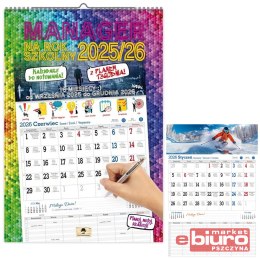 KALENDARZ A3 V7 MENAGER Z PLANEM TYGODIOWYM