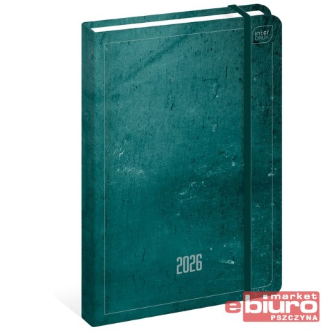 KALENDARZ KSIĄŻKOWY A5 192 MAT+UV AZURE INTERDRUK