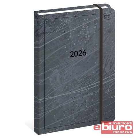 KALENDARZ KSIĄŻKOWY A5 192 MAT+UV STONE INTERDRUK