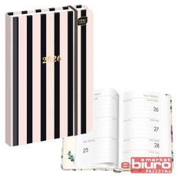 KALENDARZ KSIĄŻKOWY A6 192 METALL STRIPES INTERDRU