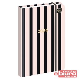 KALENDARZ KSIĄŻKOWY A6 192 METALL STRIPES INTERDRU
