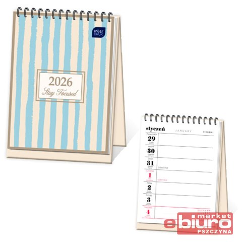 KALENDARZ NA BIURKO TYGODN PION PASKI INTERDRUK