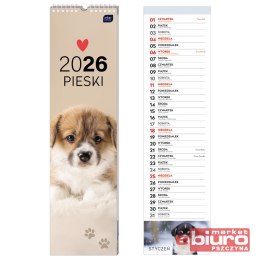 KALENDARZ PASKOWY 13,5X50CM PSY INTERDRUK