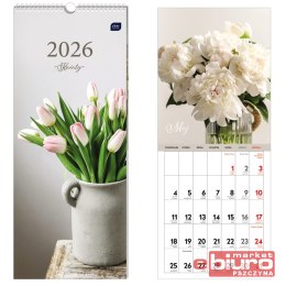 KALENDARZ PASKOWY 17X41CM KWIATY INTERDRUK