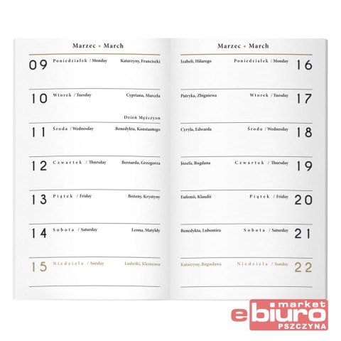 KALENDARZYK 64 STRONY MO 9X15,5 MO INTERDRUK