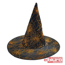 KAPELUSZ CZAROWNICY CZARNO ZŁOTY 1042268 MFP