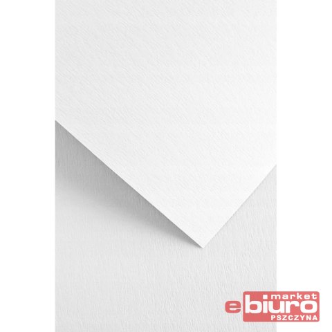 KARTON OZDOBNY CZERPANY BIAŁY 20SZT 240G GALERIA PAPIERU