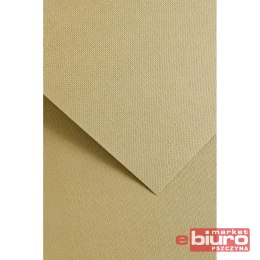 KARTON OZDOBNY RYPS PIASKOWY ŻÓŁTY A4 20SZT 250G GALERIA PAPIERU