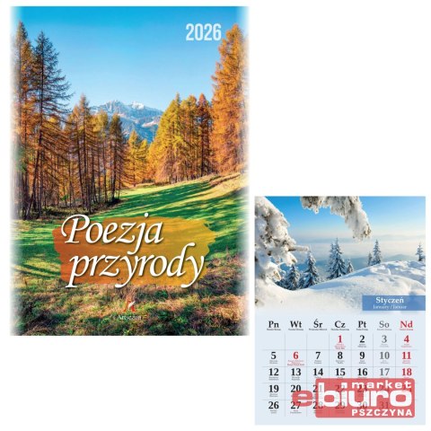 KALENDARZ B4 POEZJA PRZYRODY ARTSEZON