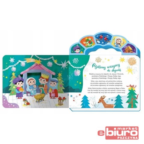 KSIĄŻECZKA KOLĘDY DLA DZIECI NACIŚNIJ POSŁUCHAJ ŚPIEWAJ AKSJOMAT