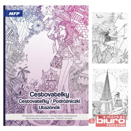 KOLOROWANKA ANTYSTRESOWA PODRÓŻNIKI MFP