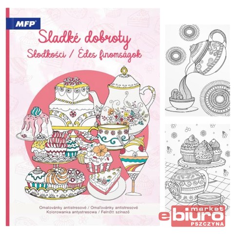 KOLOROWANKA ANTYSTRESOWA SŁODKOŚCI MFP