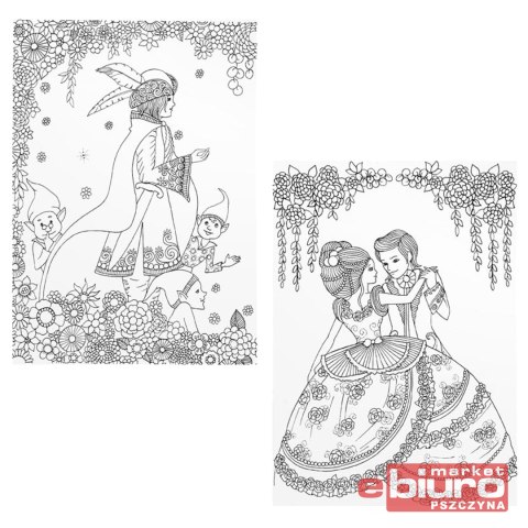 KOLOROWANKA ANTYSTRESOWA ZACZAROWANA BAJKA MFP