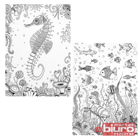 KOLOROWANKA ANTYSTRESOWA ŻYCIE W OCEANIE MFP