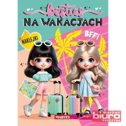 KOLOROWANKA BESTIES NA WAKACJACH Z NAKLEJKAMI MARTEL