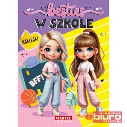 KOLOROWANKA BESTIES W SZKOLE Z NAKLEJKAMI MARTEL