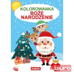 KOLOROWANKA BOŻE NARODZENIE 32 STRONY MARTEL
