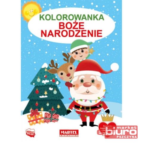 KOLOROWANKA BOŻE NARODZENIE 32 STRONY MARTEL