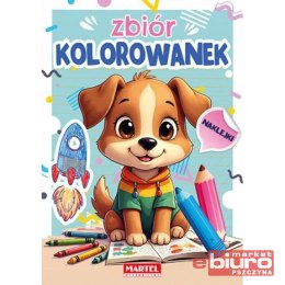 KOLOROWANKA ZBIÓR KOLOROWANEK Z NAKLEJKAMI MARTEL