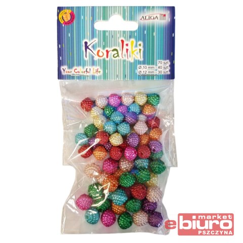 KORALIKI PLASTIKOWE PJ-7865 MIX WIELK OP70SZT