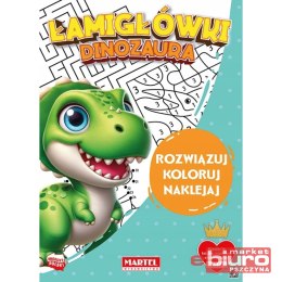 ŁAMIGŁÓWKI DINOZAURA Z NAKLEJKAMI MARTEL