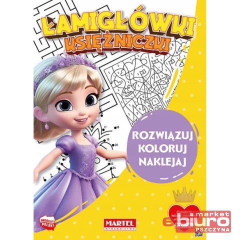 ŁAMIGŁÓWKI KSIĘZNICZKI Z NAKLEJKAMI MARTEL