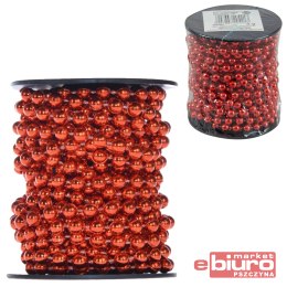 ŁAŃCUCH Z KORALAMI NA SZPULI CZERWONY BN7087 ARPEX