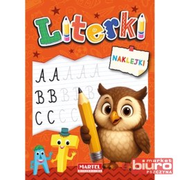 LITERKI Z NAKLEJKAMI MARTEL