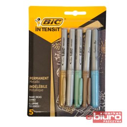 MARKER COL METALICZNE MIX 5 KOL BIC