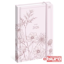 KALENDARZ KSIĄŻKOWY B5 192 MAT+UV WILDFLO. INTER