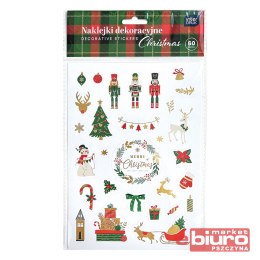 NAKLEJKI DEKORACYJNE 60SZT CHRISTMAS INTERDRUK