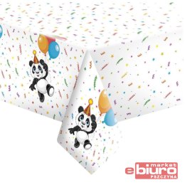OBRUS PAPIEROWY DZIECIĘCY BALONY PANDY POL-MAK
