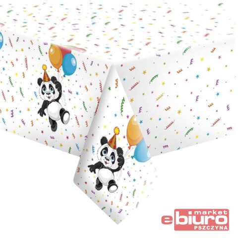 OBRUS PAPIEROWY DZIECIĘCY BALONY PANDY POL-MAK
