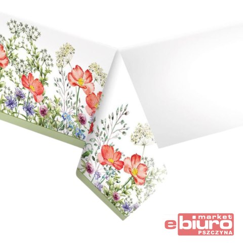 OBRUS PAPIEROWY KWIATY LATO ŁĄKA POL-MAK