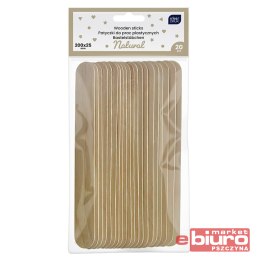 PATYCZKI DO PRAC PLAST. NATUR. 200X25MM INTERDRUK