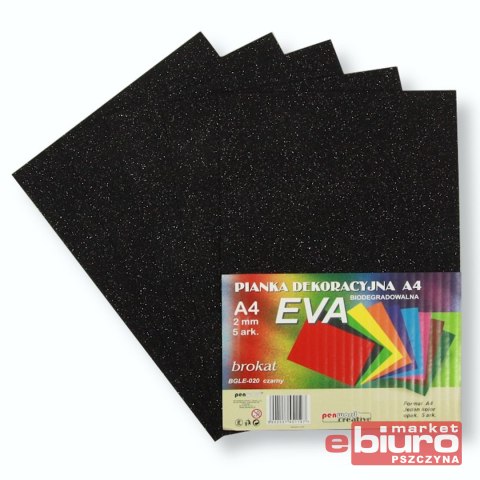 PIANKA EVA BROKAT A4 BIODEG A'5 CZARNA PSH