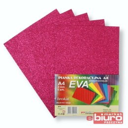 PIANKA EVA BROKAT A4 BIODEG A'5 FUKSJA PSH