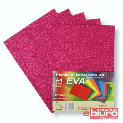 PIANKA EVA BROKAT A4 BIODEG A'5 FUKSJA PSH