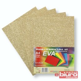 PIANKA EVA BROKAT A4 BIODEG A'5 JASNOZŁOTA PSH