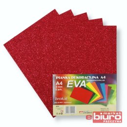 PIANKA EVA BROKAT A4 BIODEG A'5 MALINOWA PSH