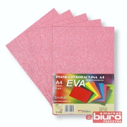 PIANKA EVA BROKAT A4 BIODEG A'5 PASTELOWY RÓŻ PSH