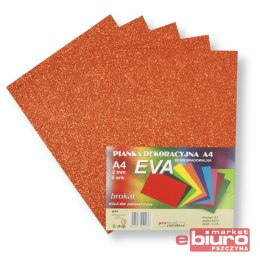 PIANKA EVA BROKAT A4 BIODEG A'5 POMARAŃCZOWA PSH