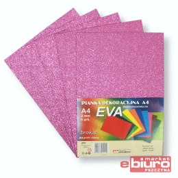 PIANKA EVA BROKAT A4 BIODEG A'5 RÓŻOWA PSH