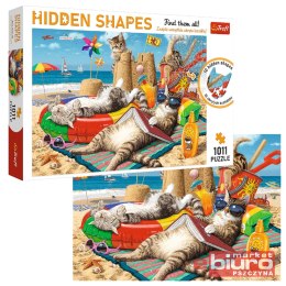 PUZZLE 1011 ELEMENTÓW KOCIE WAKACJE 10674 TREFL